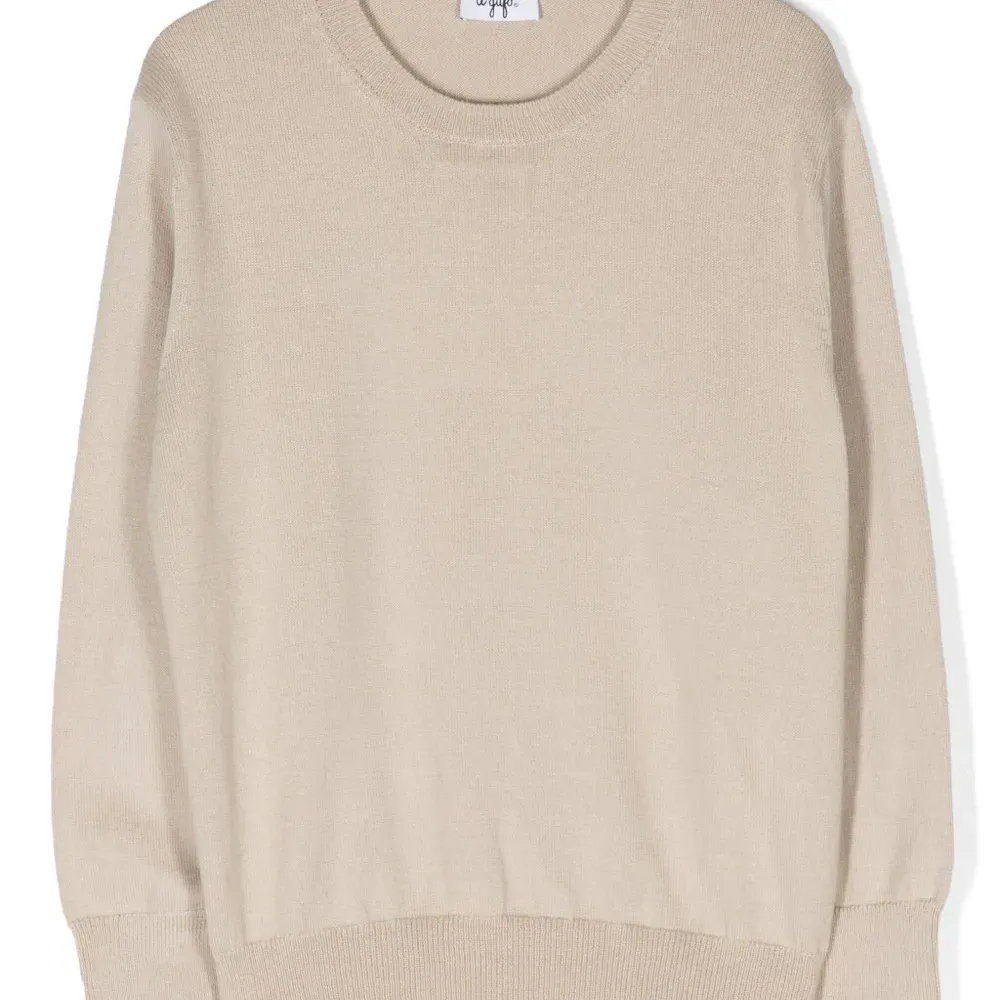 Джемпер с круглым вырезом