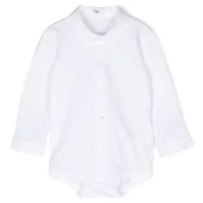 Боди с классическим воротником