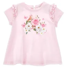 Футболка с цветочным принтом