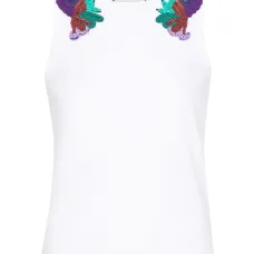 Топ с вышитым логотипом