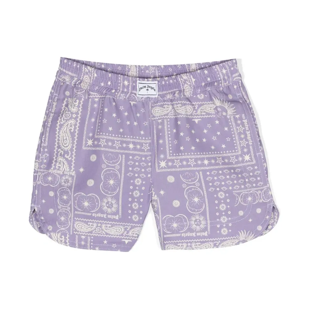 Шорты с графичным принтом