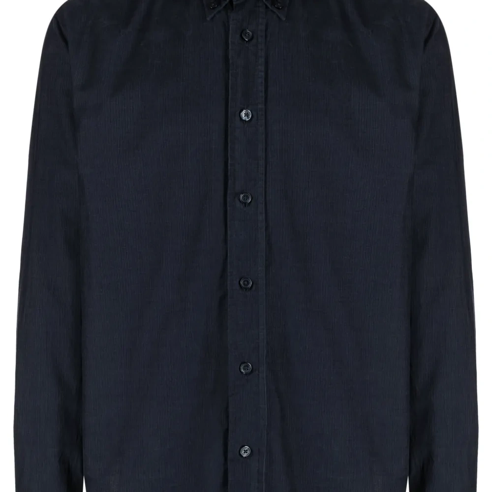 Вельветовая рубашка с длинными рукавами