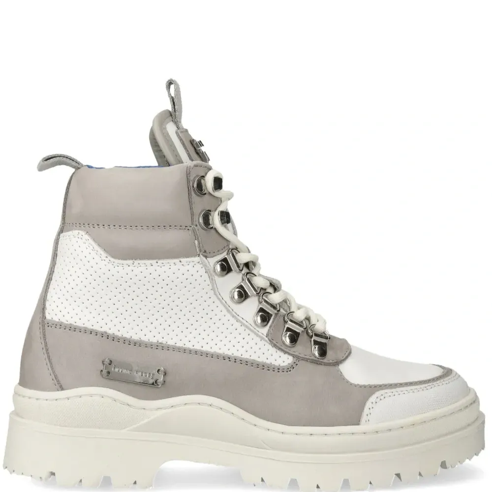 Ботильоны в двух тонах