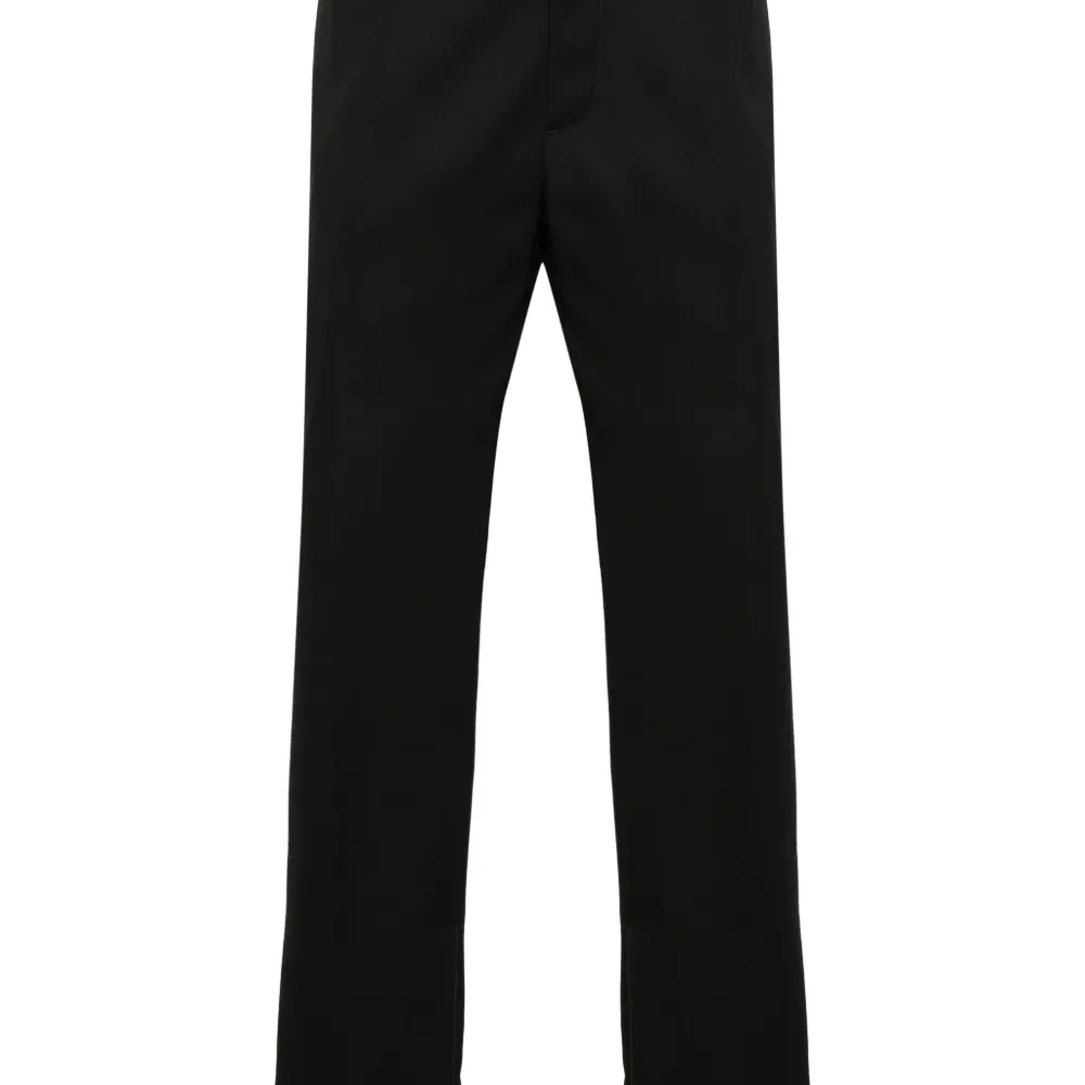 Узкие брюки с вышитым логотипом