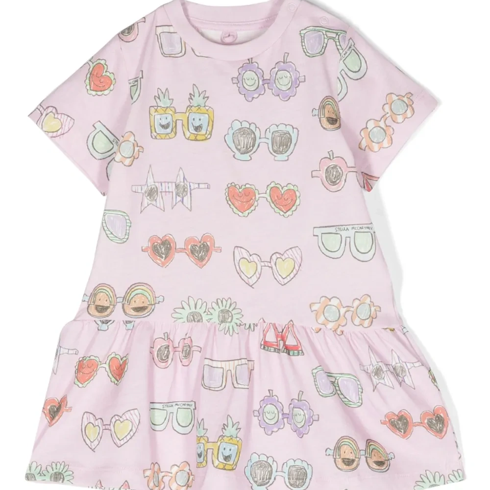 Расклешенное платье с принтом