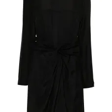 Шелковое платье Izu с узлом