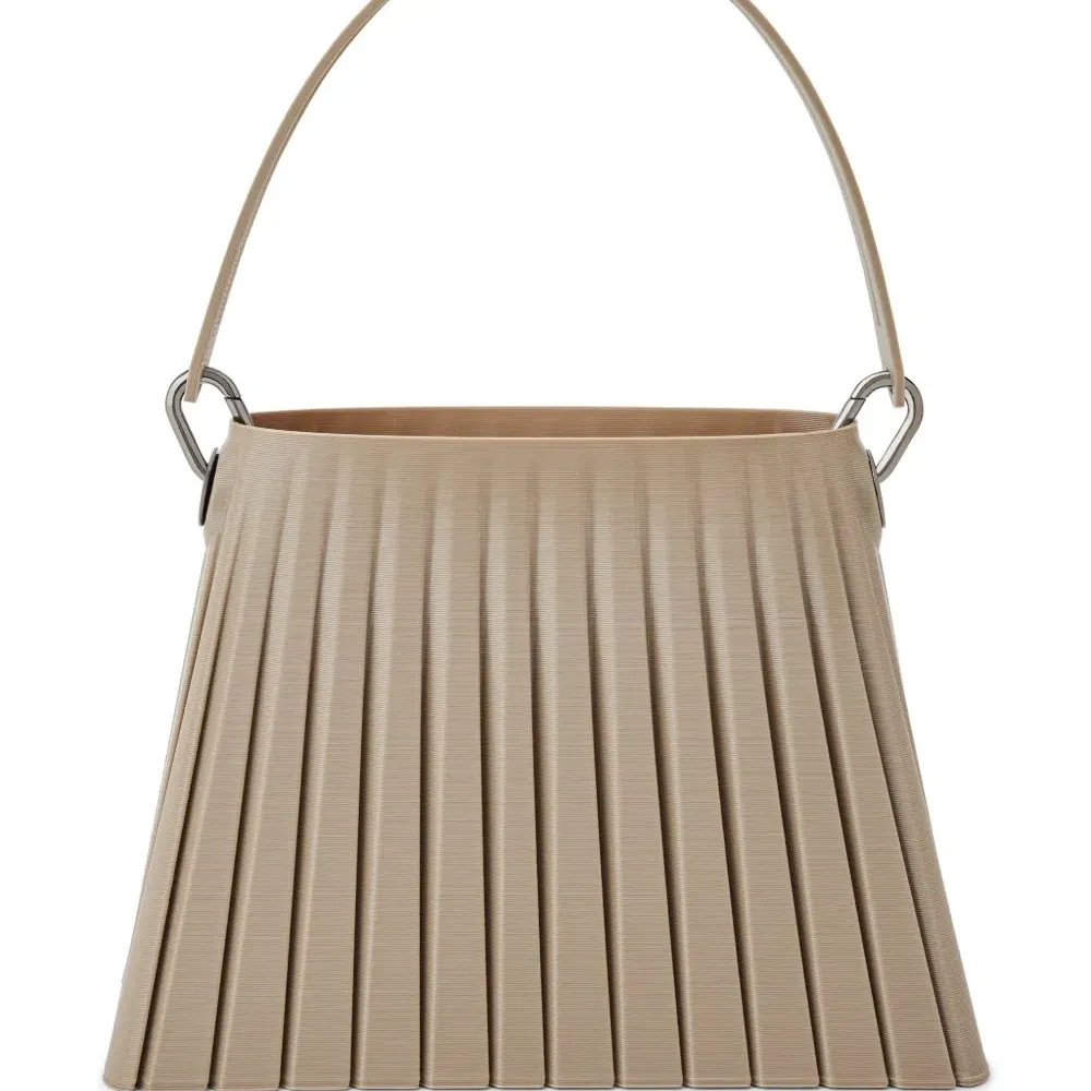 Плиссированная сумка на плечо