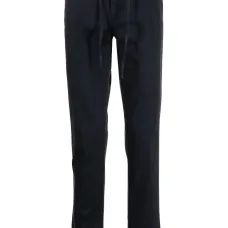 Зауженные брюки с кулиской