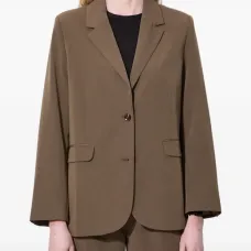 Однобортный пиджак на пуговицах