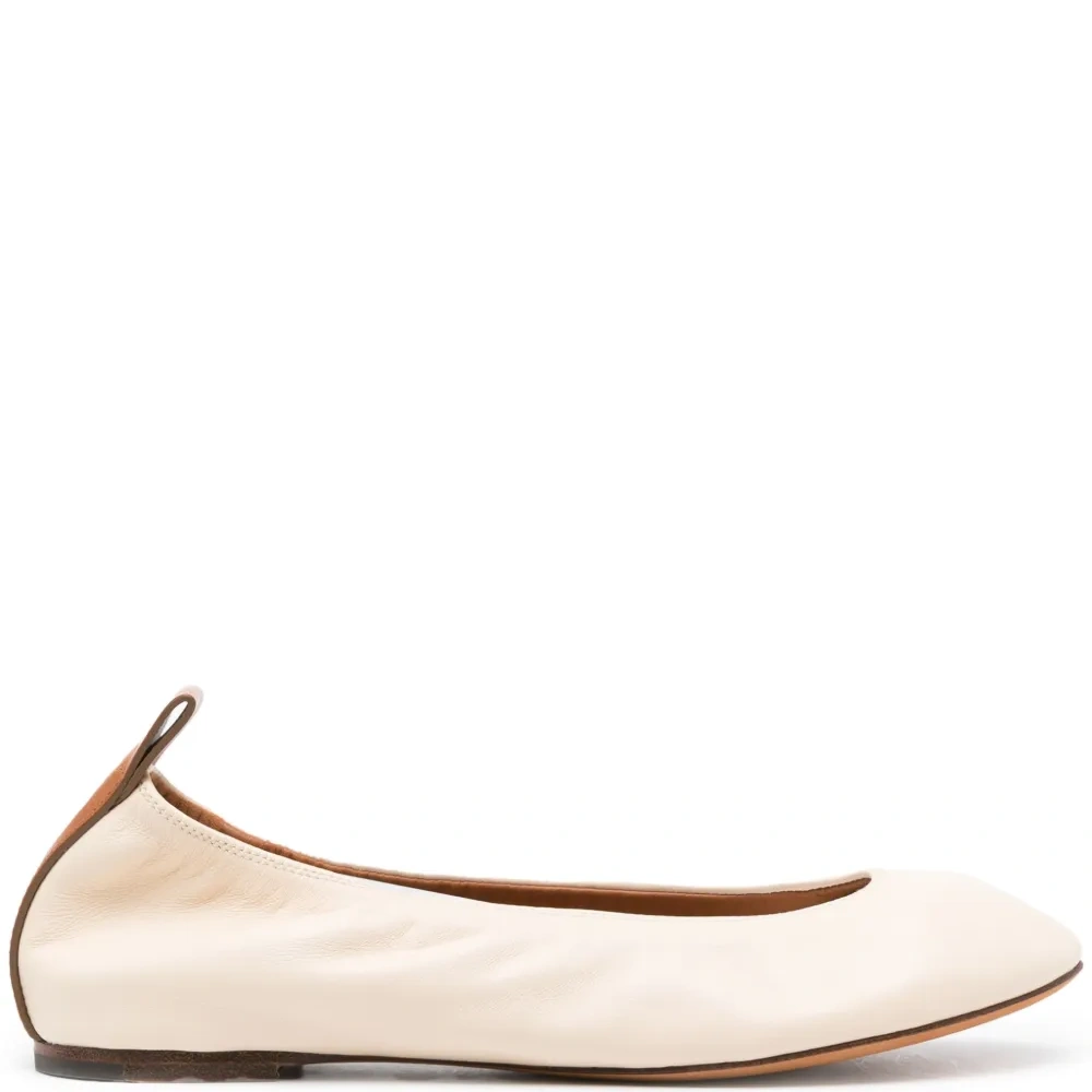 Балетки с закругленным носком