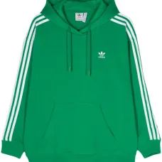 Худи с приспущенными плечами и вышитым логотипом