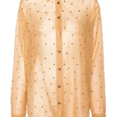 Рубашка со стразами