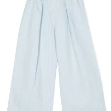 Широкие брюки в тонкую полоску Широкие брюки в тонкую полоску