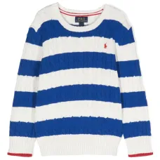 Джемпер в полоску с логотипом Polo Pony Джемпер в полоску с логотипом Polo Pony