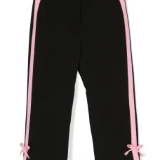 Прямые брюки с лампасами Прямые брюки с лампасами