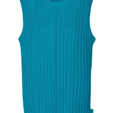 Топ из шерсти мериноса в рубчик