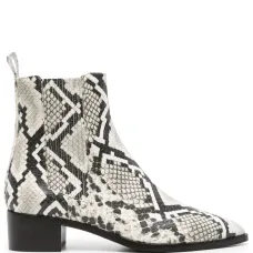 Ботильоны Olivia 40 с тиснением под кожу змеи Ботильоны Olivia 40 с тиснением под кожу змеи
