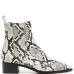 Ботильоны Olivia 40 с тиснением под кожу змеи
