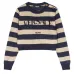 Полосатый джемпер с вышитым логотипом Полосатый джемпер с вышитым логотипом