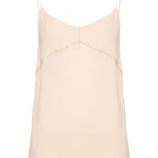 Креповый топ с бисером