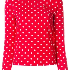 polka dot heart logo T-shirt polka dot heart logo T-shirt