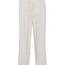 Брюки строгого кроя со складками