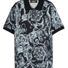 Рубашка поло с принтом Barocco Рубашка поло с принтом Barocco