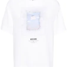 Креповая футболка с графичным принтом Креповая футболка с графичным принтом