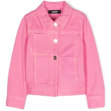 Джинсовая куртка с нашивкой-логотипом Джинсовая куртка с нашивкой-логотипом