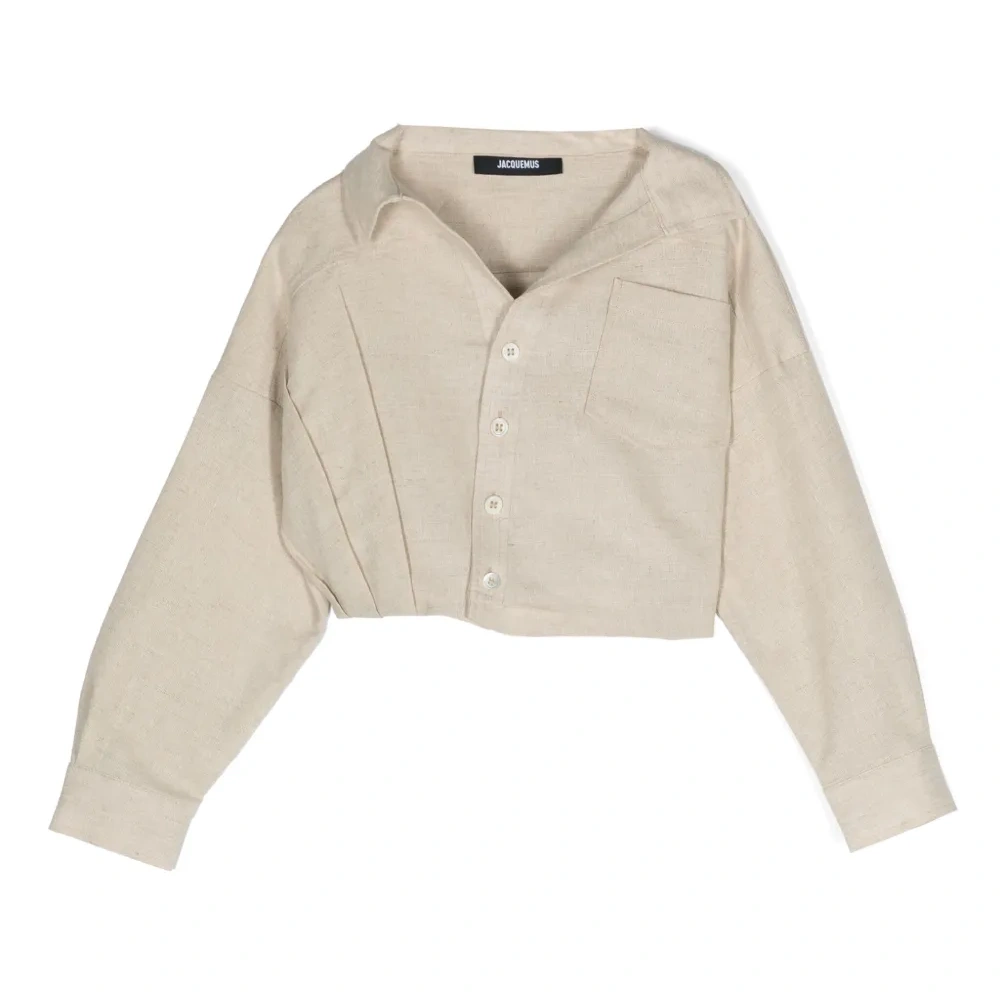 Рубашка Le Mejean из смеси хлопка и льна