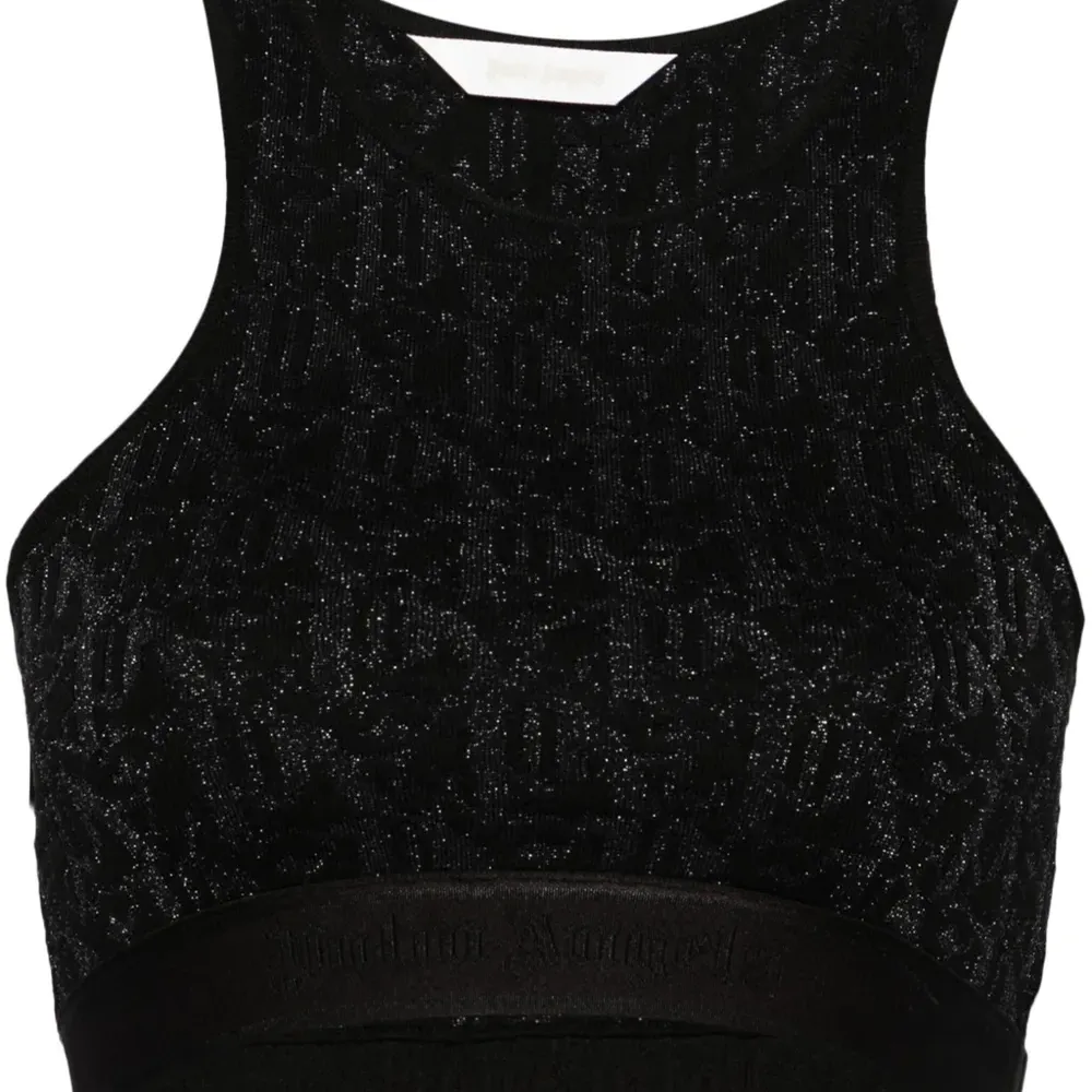 Жаккардовый топ с монограммой