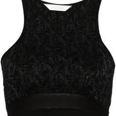 Жаккардовый топ с монограммой