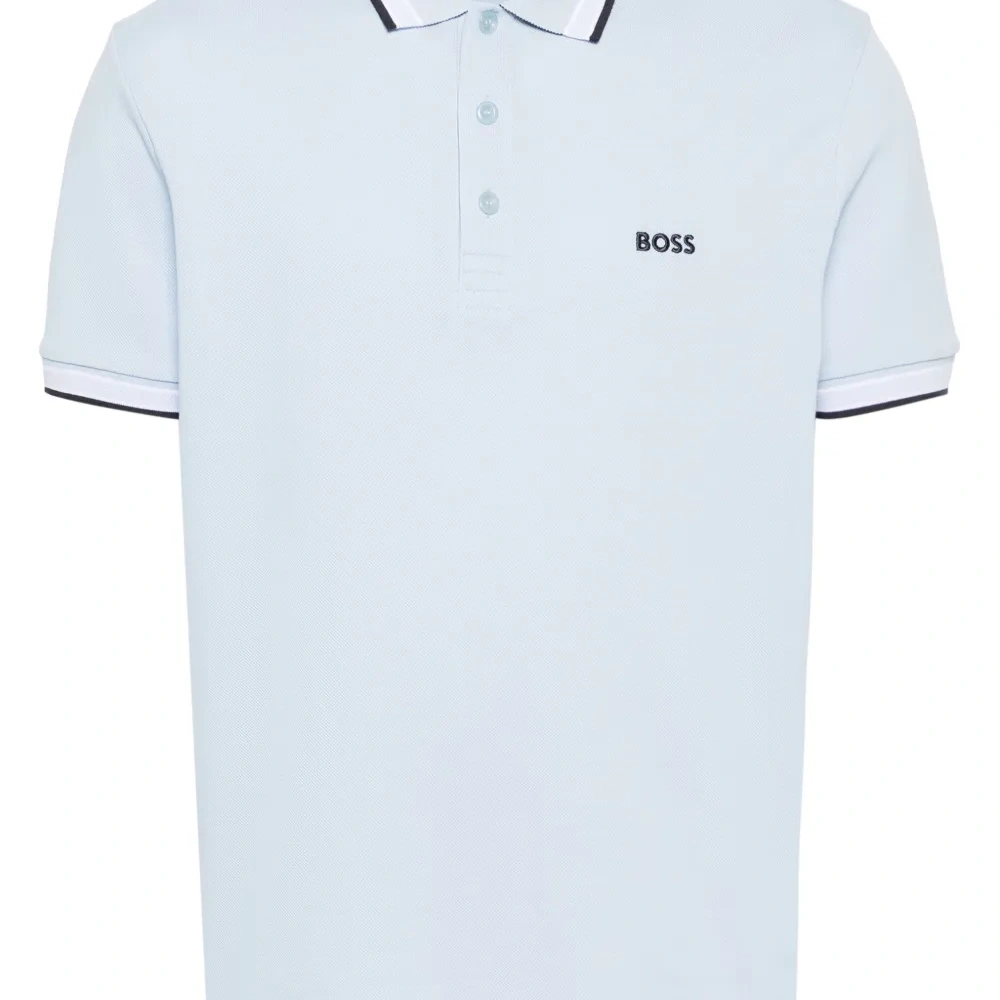 Рубашка поло с вышитым логотипом