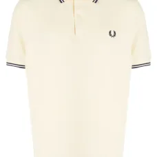 Полосатая рубашка поло с вышивкой Laurel Wreath Полосатая рубашка поло с вышивкой Laurel Wreath