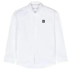 Рубашка с нашивкой-логотипом