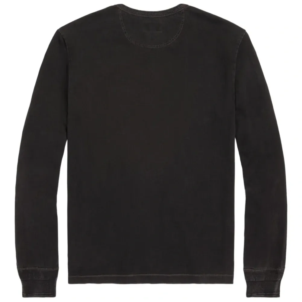 Топ хенли с длинными рукавами