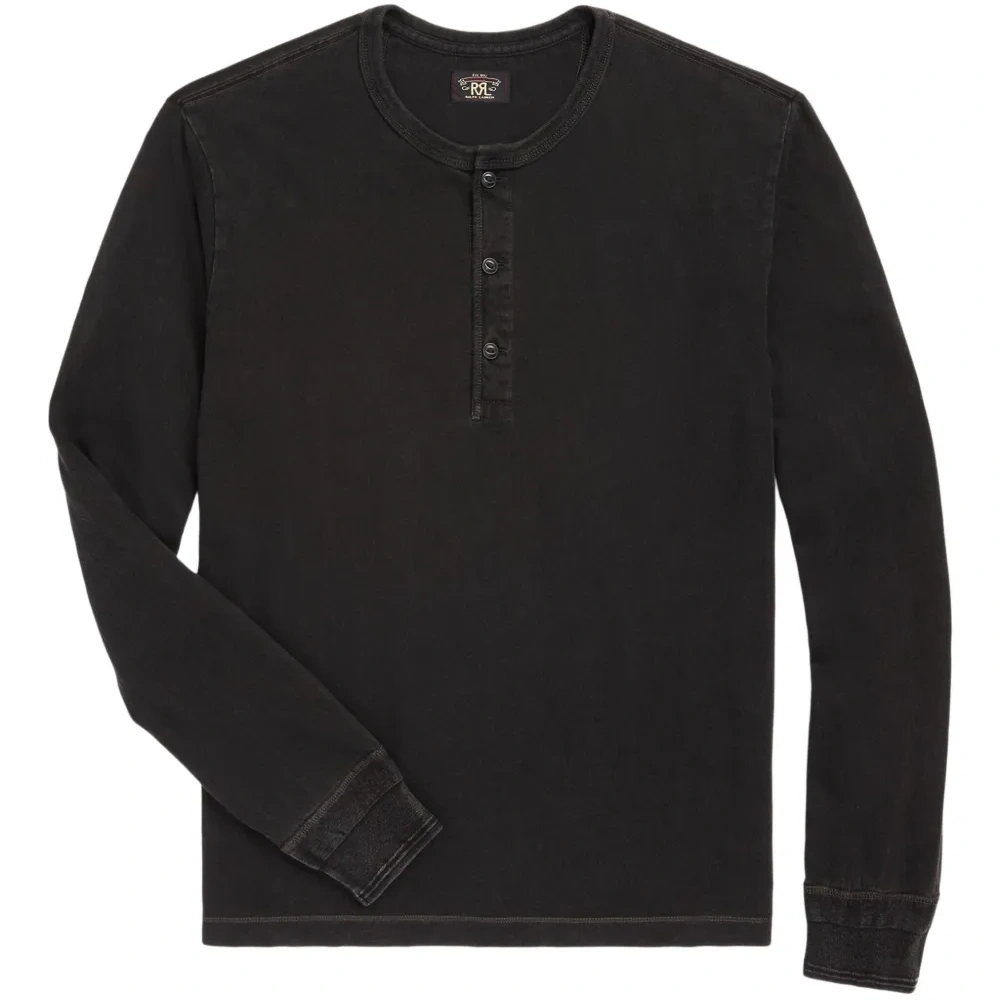 Топ хенли с длинными рукавами