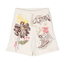 Шорты с графичным принтом