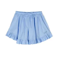 Юбка с вышитым логотипом