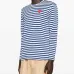 Полосатая футболка с нашивкой