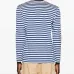 Полосатая футболка с нашивкой
