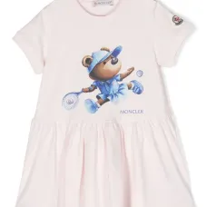 Расклешенное платье с принтом