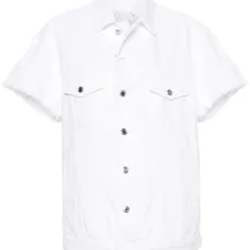 Джинсовая куртка с бахромой