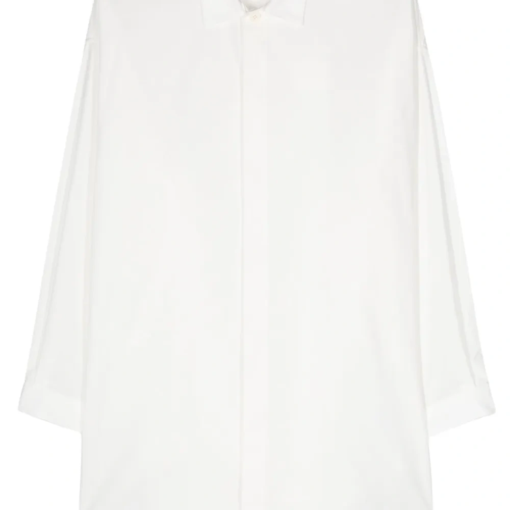 Поплиновая рубашка с логотипом