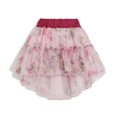 Пышная юбка макси с цветочным принтом Пышная юбка макси с цветочным принтом