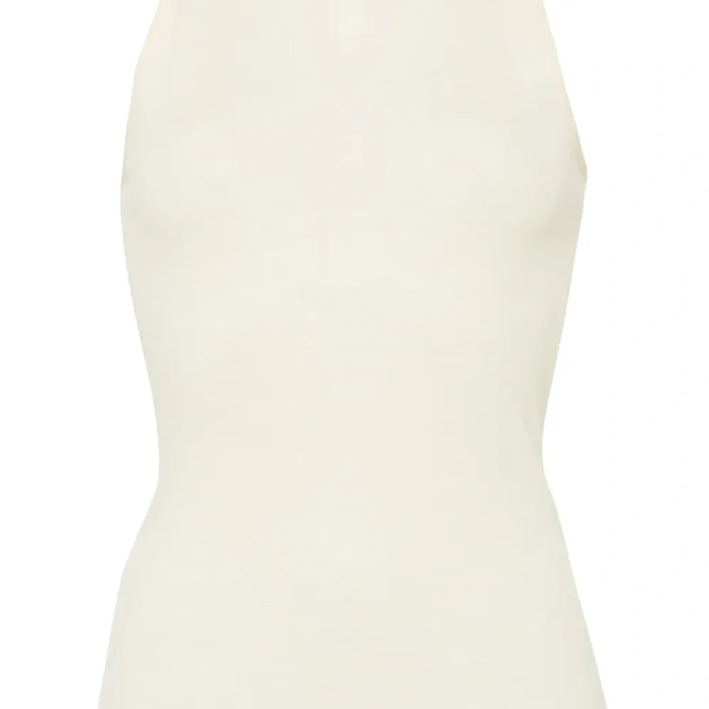 Шерстяной топ тонкой вязки