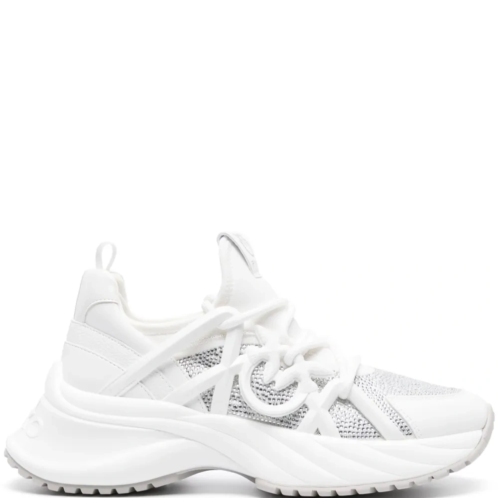 Кроссовки со стразами