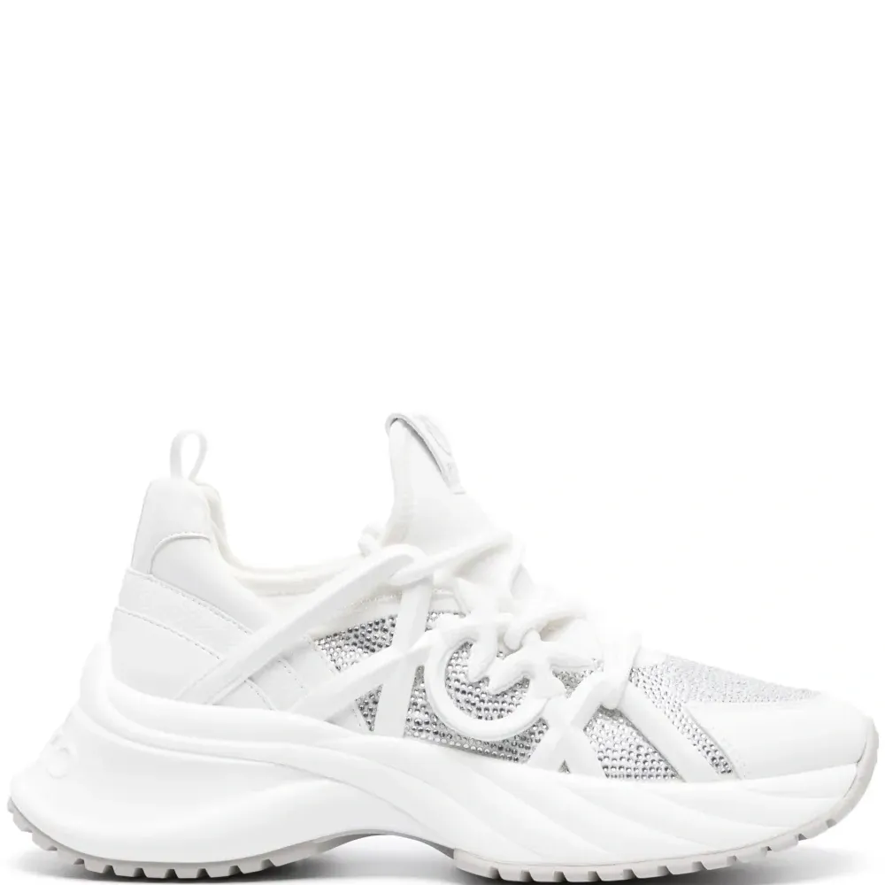 Кроссовки со стразами