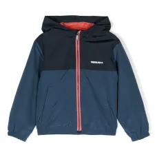 Куртка с капюшоном и логотипом