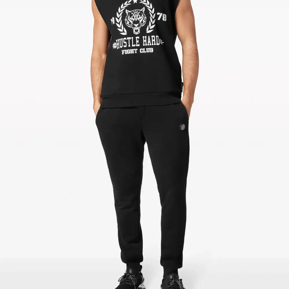 Толстовка без рукавов с принтом